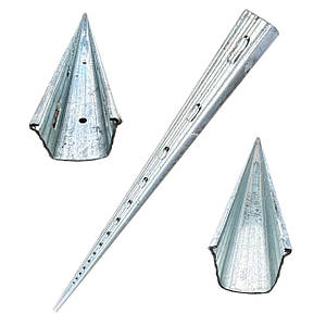 Бетонные и металлыческие шпалерные столбы