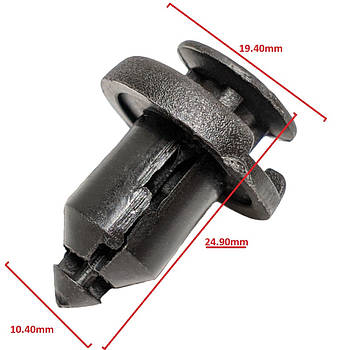 Кліпса кріплення підкрилка Pilot Honda 91512SX0003 91501S04003