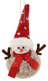 Прикраса-підвіска Chomik Сніговик 10х12 см