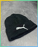 DU Шапка Puma темно-сіра New Dub вовняна унісекс для спорту та повсякденного носіння тепла шапка TOK19\C