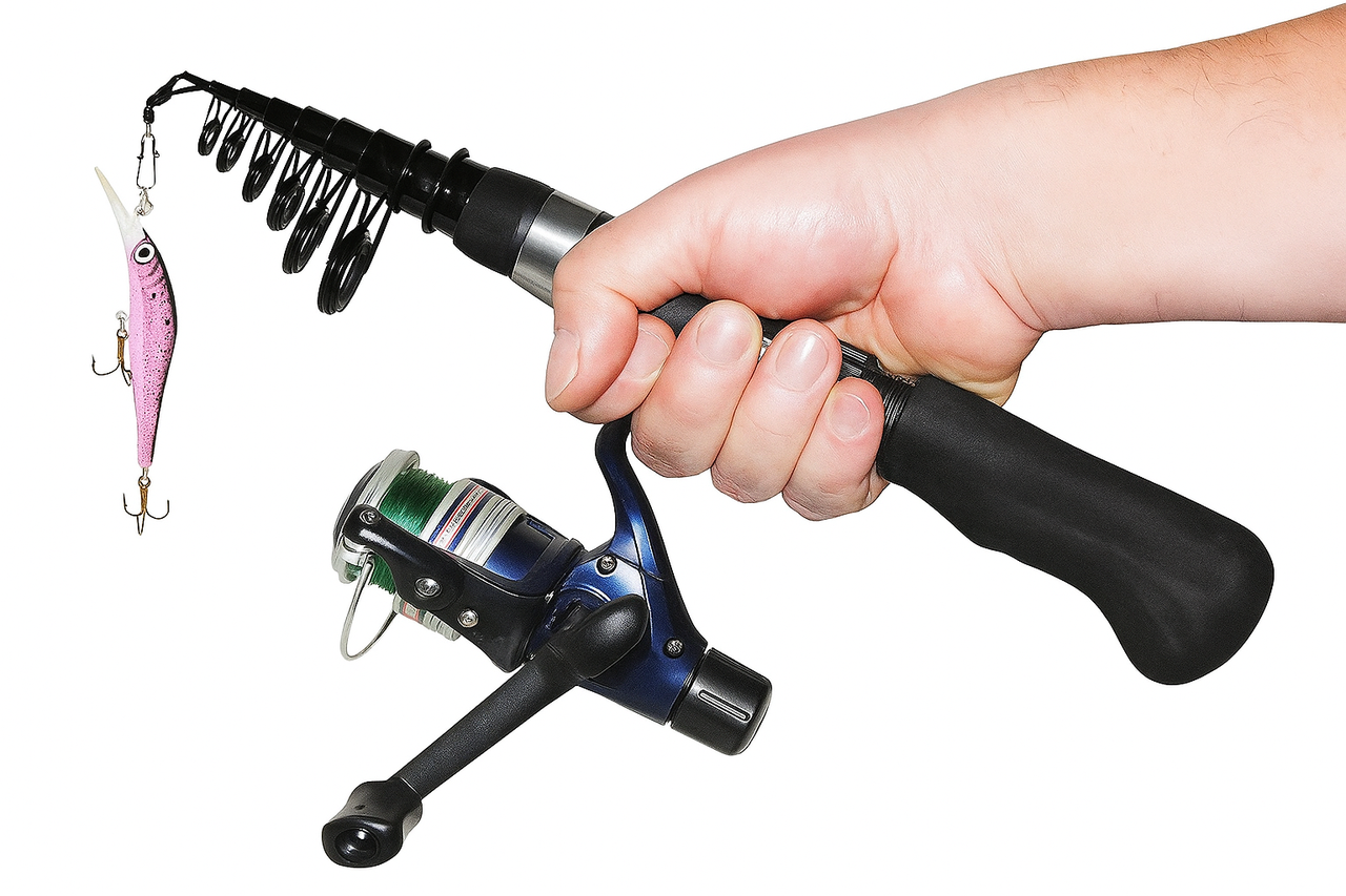 Спінінг у зборі СУПЕР КОМПАКТНИЙ, фото 1