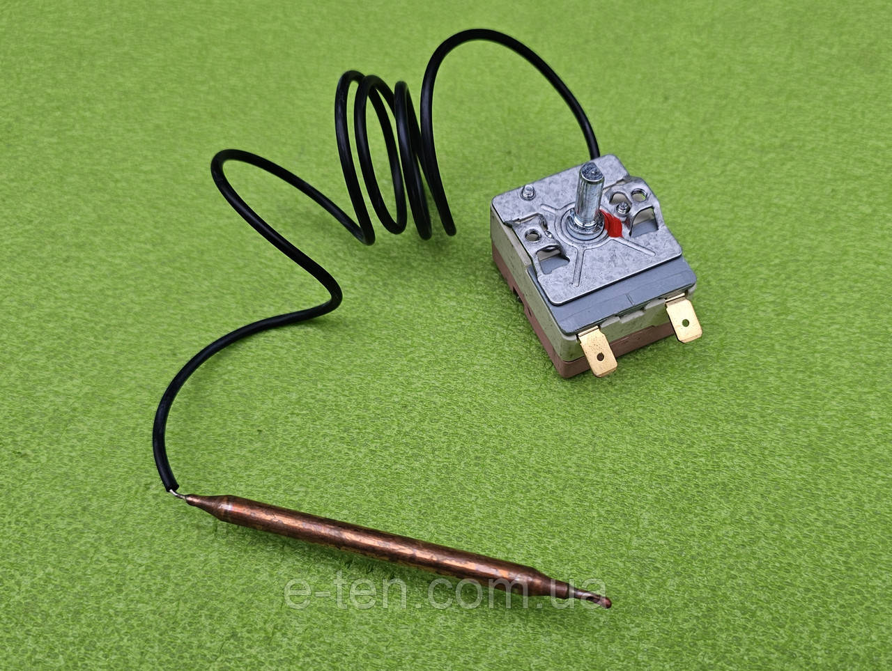 Термостат капілярний WY75W-C19 / Tmax=75°C / 16А / 250V / L=70см / H стержня=15мм (2 контакти) до бойлерів