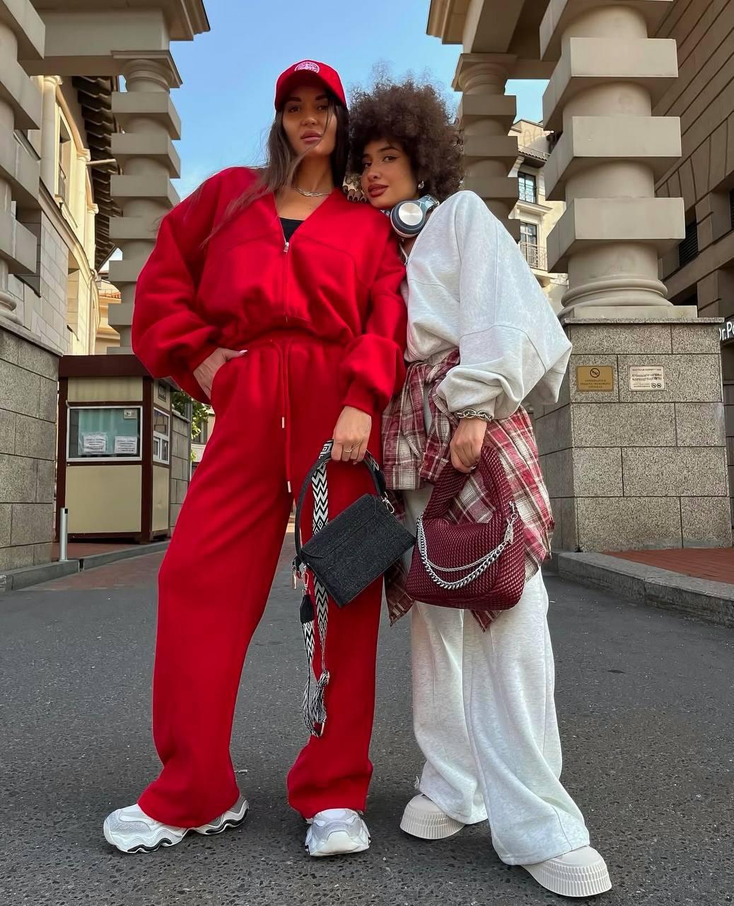 Костюм на флісі для милих дам "Трьохнитка". Розміри: 42-46, фото 1