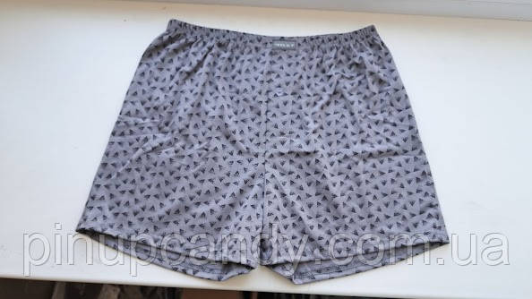 Чоловічі труси боксери без застібки 100% бавовна Atlet МБ maxi стандарт 000003 сірі (розміри: 54,56), фото 1