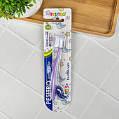 Дитяча щітка Pesitro Clever 7680 від 3 до 5 років (фіолетова), 1 шт