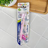 Дитяча щітка Pesitro Clever 7680 від 3 до 5 років (рожева), 1 шт