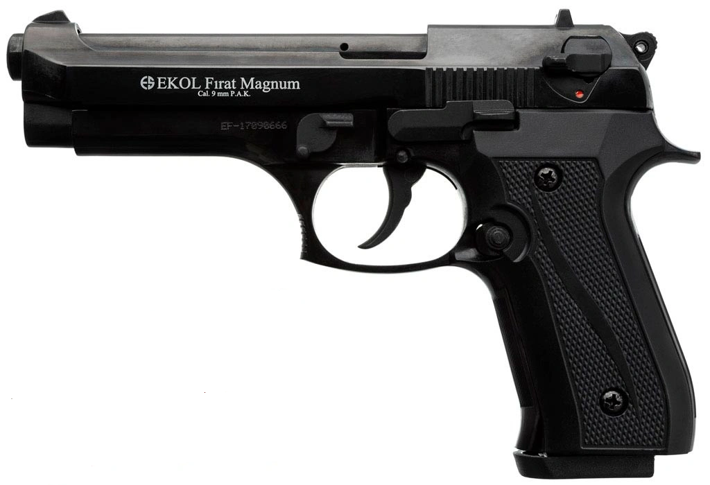 Стартовий пістолет Ekol Firat Magnum black, cal.9 мм (Beretta 92)
