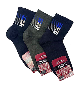 Шкарпетки підліткові спортивні Sport кольорові 23-25 р. (12 пар!) (Демісезонні)