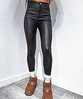 Штани на флісі для милих дам "Екошкіра". Розміри: 42-44, 44-46