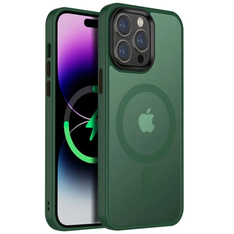 Чохол Cosmic Magnetic Color HQ для iPhone14 Pro Max Green