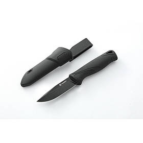Ніж Ganzo G807BW-BK чорний з чохлом
