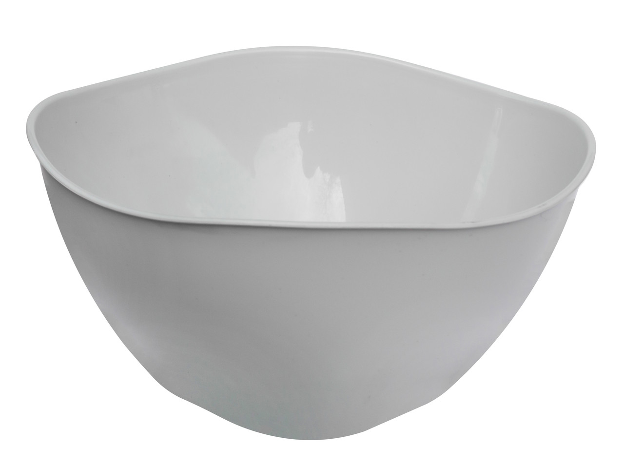 Миска салатниця пластикова 3 літри Хвиля сіра Ø 25 см h=13 см (ПолімерАгро)