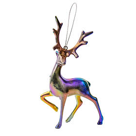 Прикраса декоративна Chomik Олень, пластик, 9х15 см