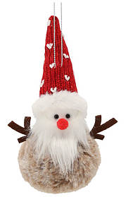 Прикраса-підвіска Chomik Санта 10х12 см