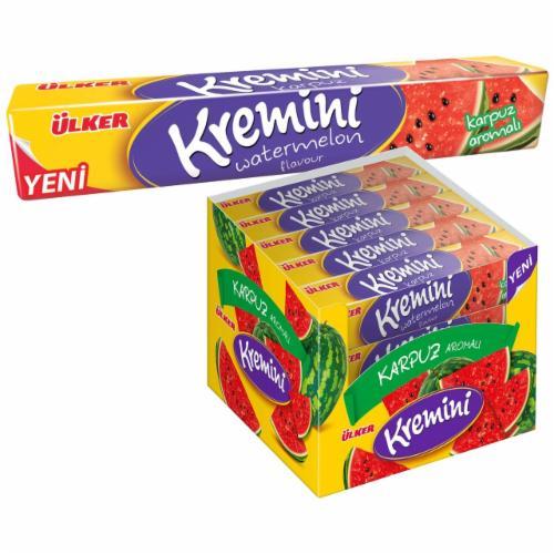 Жувальні гумки Ulker Kremini Raspberry малина 44 g, фото 1