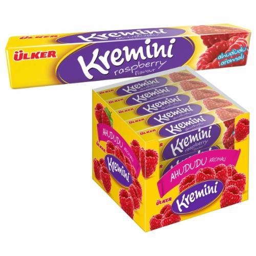 Жувальні гумки Ulker Kremini Strawberry полуниця 44 g, фото 1