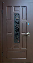 Вхідні двері для вулиці "Портала" (Концепт RAL зі склопакетом) ― модель Елегант 7