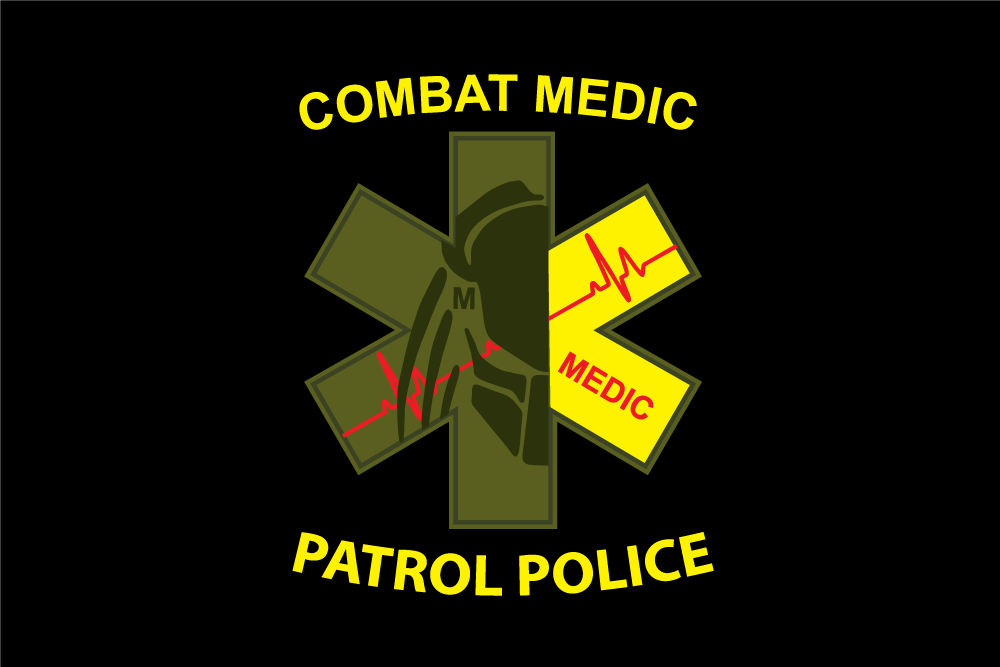 Прапор «Combat Medic Patrol Police», фото 1