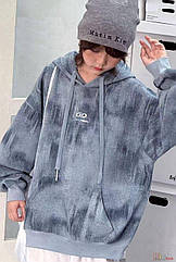 ОПТОМ Худі сірий з абстрактним принтом (134 см)  Bolina Baby 2125000888262