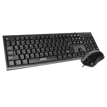 Комплект дротовий Клавіатура + мишка, від USB, JEDEL G17 / Дротова клавіатура з мишкою / Комп'ютерна мишка