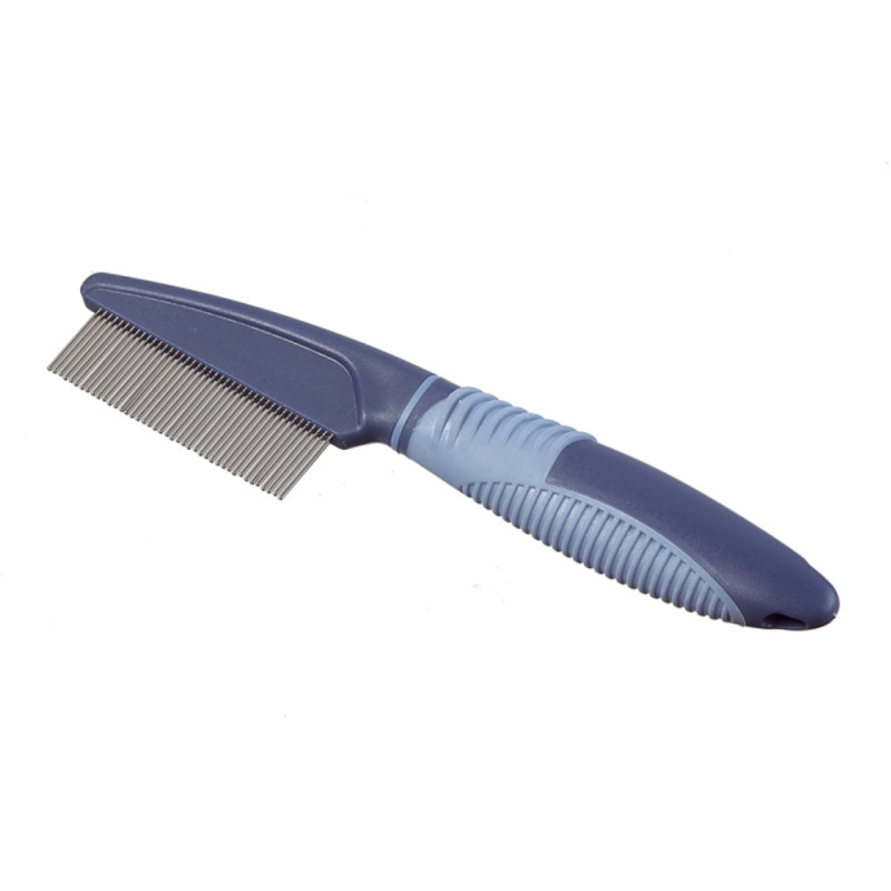 Гребінець односторонній для собак і котів з довгими обертовими 42 сталевими зубцями CAMON, фото 1