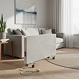 Подвійний керамічний обігрівач c програматором Flyme 1200PW сірий кварц, фото 5