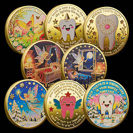 Монети із серії Зубна Фея