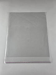 Пакет прозрачный полипропиленовый + скотч 32*38+4\25мк +скотч (1000 шт)