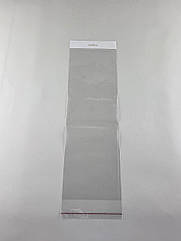 Пакет прозорий поліпропіленовий + скотчк 15*45+3\25мк +скотч(+еврослот3,5) (1000 шт)