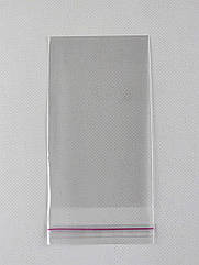 Пакет прозорий поліпропіленовий + скотч 7*12+3\25мк +скотч (1000 шт)