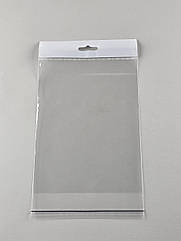 Пакет прозорий поліпропіленовий + скотчк 15*20+4\25мк +скотч(+еврослот3,5) (1000 шт)