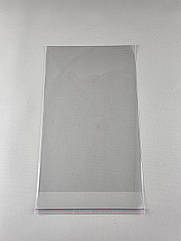 Пакет прозорий поліпропіленовий + скотч 20*32+4\25мк +скотч (1000 шт)