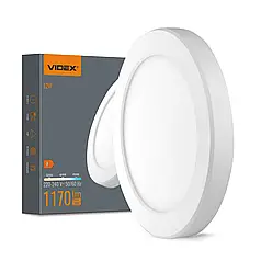 Точковий LED світильник Videx DL6R 12W 3000-4000-6500K вбудований круглий VL-DL6R-12CW
