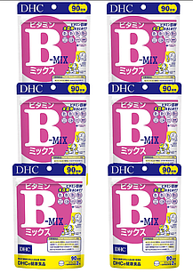 DHC B MIX японські вітаміни, комплекс вітамінів групи B, 180 таблеток х 6 упаковок