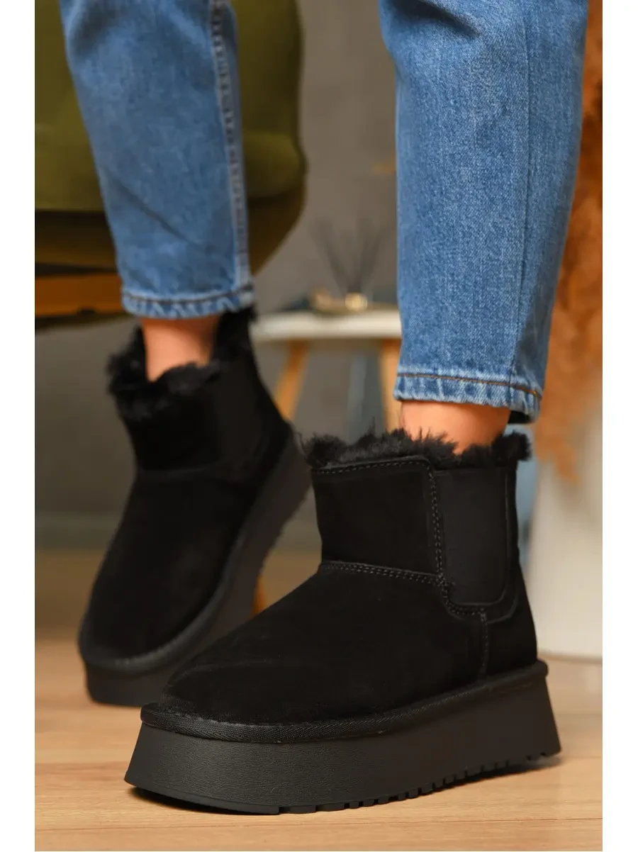 Уггі жіночі зимові Xifa чорні (F563-1), фото 1