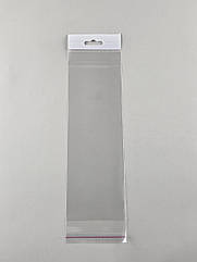 Пакет прозрачный полипропиленовый + скотчк 9*28+3\25мк +скотч(+еврослот3,5) (1000 шт)