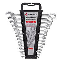 Набір ключів комбінованих 14 од., 6-24 мм, Cr-V INTERTOOL HT-1252