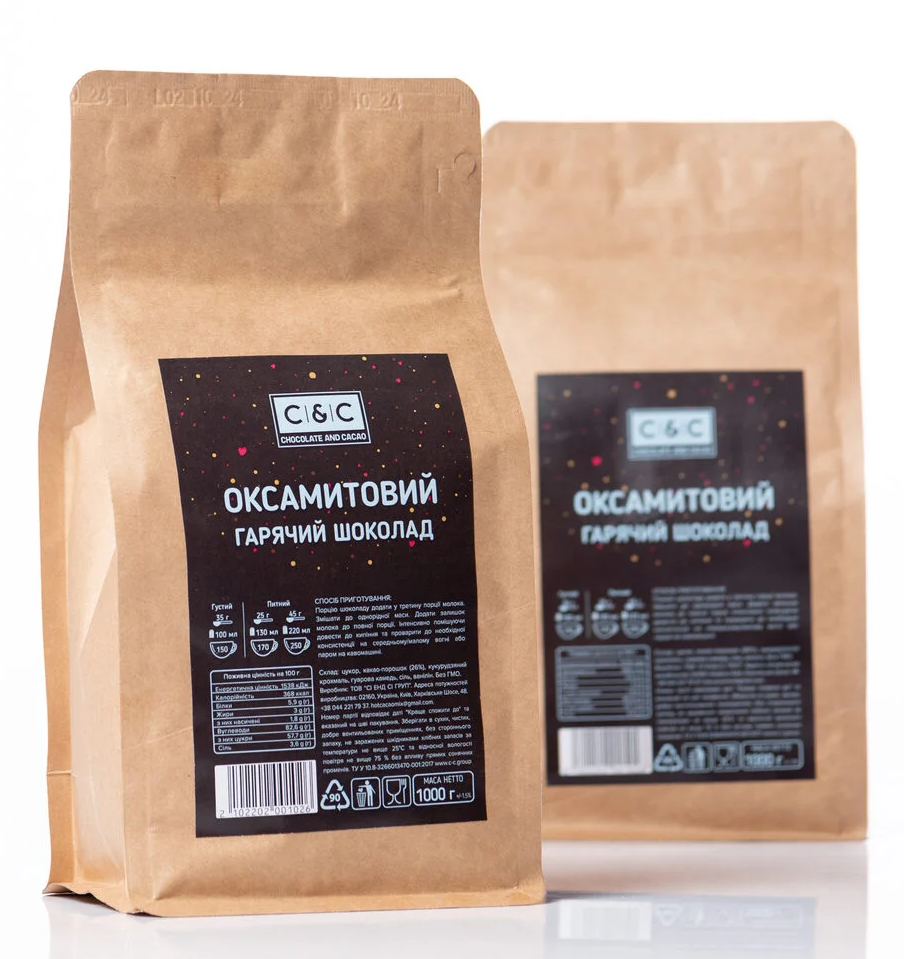 Гарячий шоколад густий "Оксамитовий" C&C 1000 г