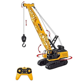 Кран на радіокеруванні (металевий гак, гусеничний хід, пульт 2.4G, вантаж, підсвітка, звук, акум. 3.7 V, USB) Z 6830 A