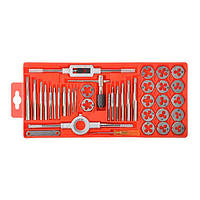 Набір плашок M3-M12, мітчиків M3-M12, 40 од. INTERTOOL SD-8040