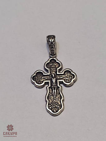 Срібні підвіси-хрести