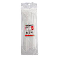 Хомут пластиковий 7,6*350 мм, білий, 100 од. INTERTOOL TC-7635