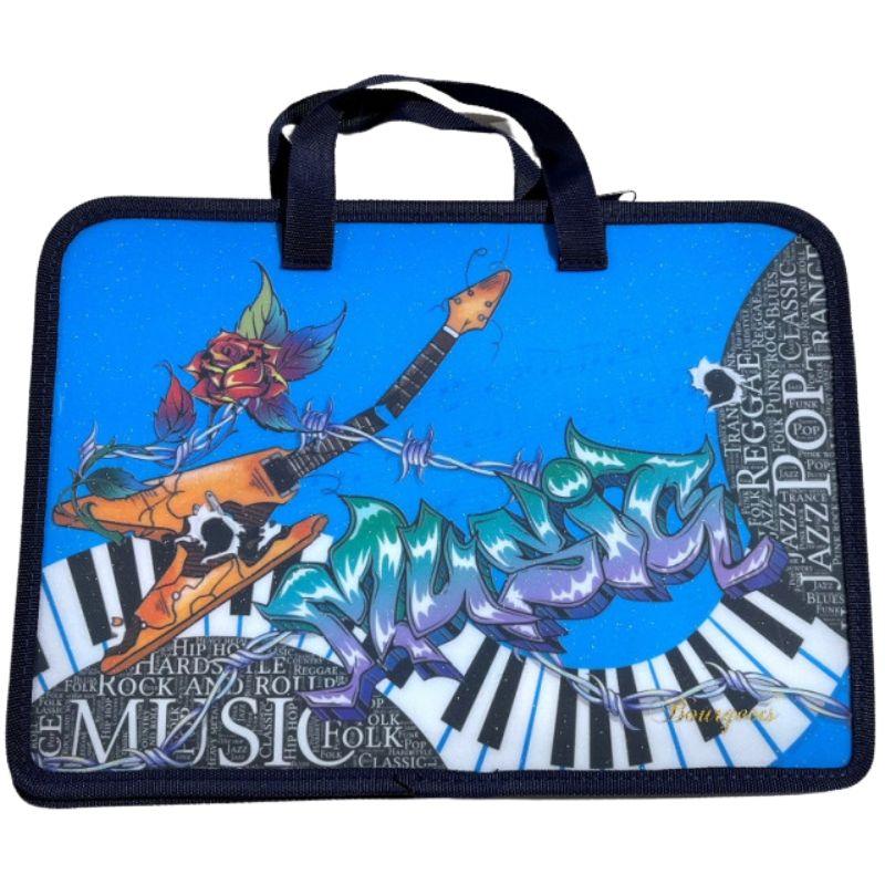 Папка-портфель на блискавці А4+ "Bourgeois" /Р0226/ 600 мкм (1/5/100), фото 1