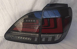 Задня LED-оптика для Lexus RX300 (1998+) чорна ZW