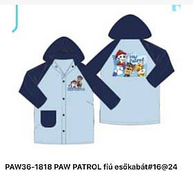 Дощовик дитячий оптом, Disney, 3-8 років,  № PAW36-1818