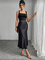 Спідниця Норма + Батал "Шілк". Розміри: 42-46, 48-52