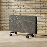 Підлоговий керамічний обігрівач Flyme 500 PG з програматором і ніжками, графітовий мармур, фото 3