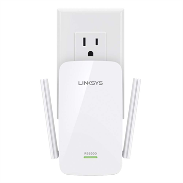 Розширювач мережі Linksys RE6300-EU / AC750 BOOST WI-FI RANGE EXTENDER повторювач, фото 2