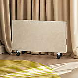 Підлоговий керамічний обігрівач Flyme 500 PW з програматором і ніжками, бежевий мармур, фото 2