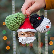 НАБІР НОВОРІЧНИХ ІГРАШОК, Майстер-клас із в'язання (рівень середній)